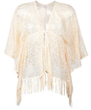 Crochet Lace Fringed Lace Top (More Colors)