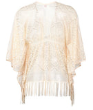 Crochet Lace Fringed Lace Top (More Colors)