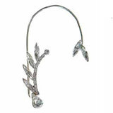 Crystal Leaf Ear Wire (More Colors)