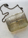 Large Two Tone Cage Bag