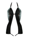 Cascade String Triangle Bodysuit (More Colors)