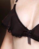 Silk Flounce Pretty Plunge Bra (More Colors)