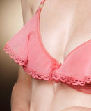 Silk Flounce Pretty Plunge Bra (More Colors)