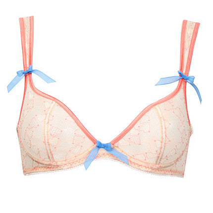 Loveheart Lace Sheer Plunge Bra (More Colors)
