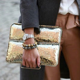 Metal Envelope Clutch