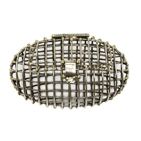 Oval Open Cage Clutch