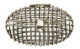 Oval Open Cage Clutch
