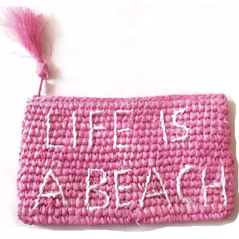 Life is a Beach Zip Pochette