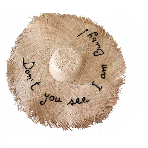 Don't You See I'm Busy Palm Hat