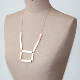 Simple Square Shaped Necklace